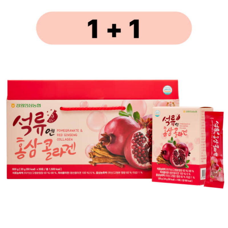강원인삼농협,강원인삼농협 석류엔홍삼콜라겐 2개